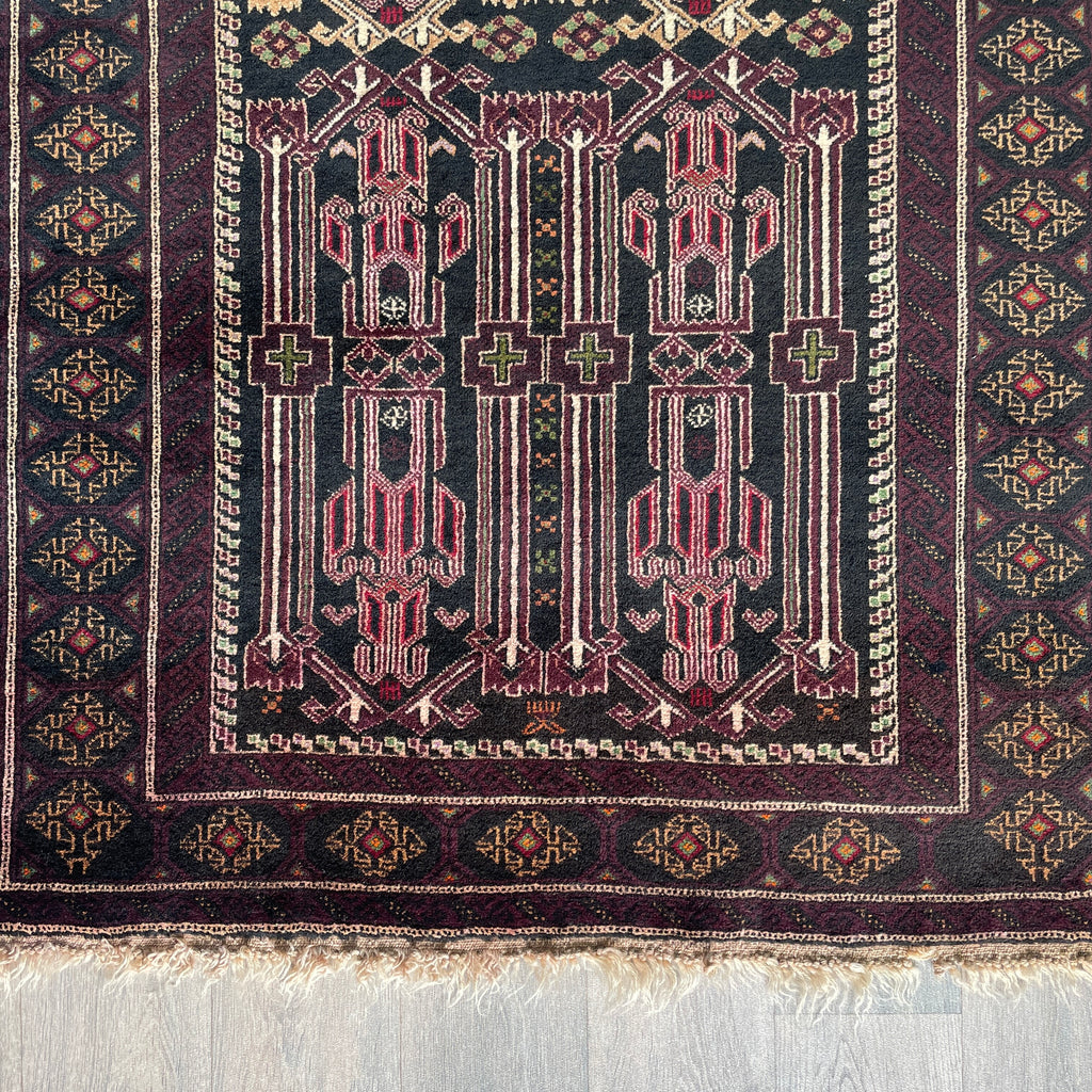 Old Afghan Baluch Rug c. 1970