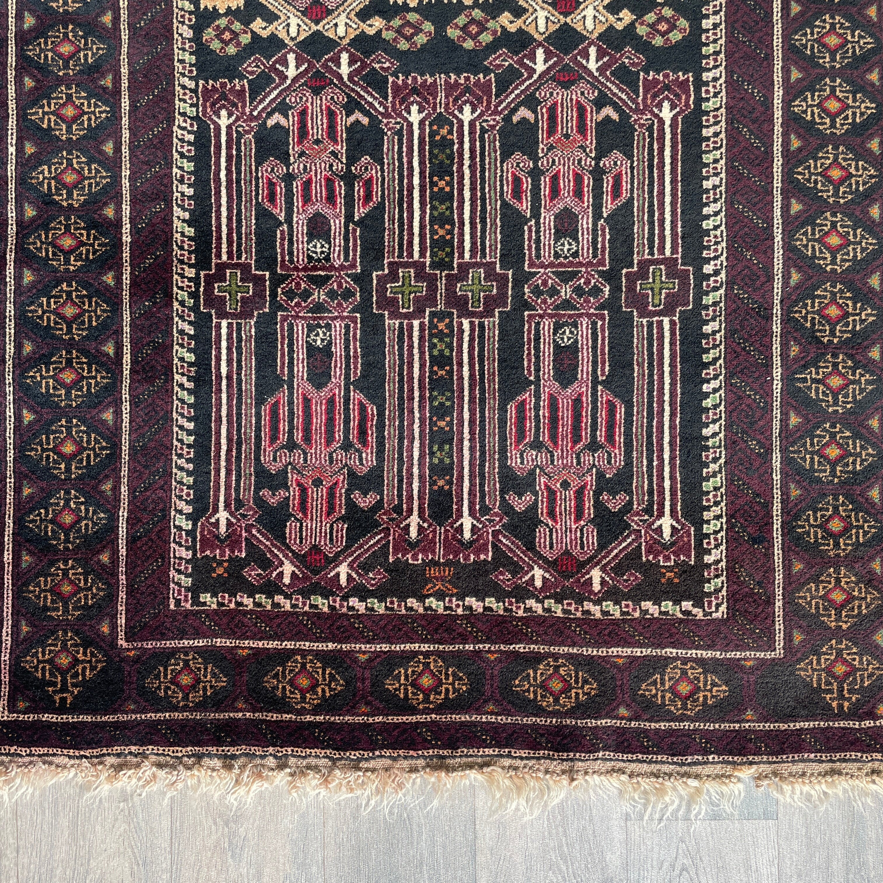 Old Afghan Baluch Rug c. 1970