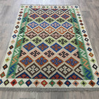187 x 127 cm | Afghan Kilim Rug - Khorasan Rugs