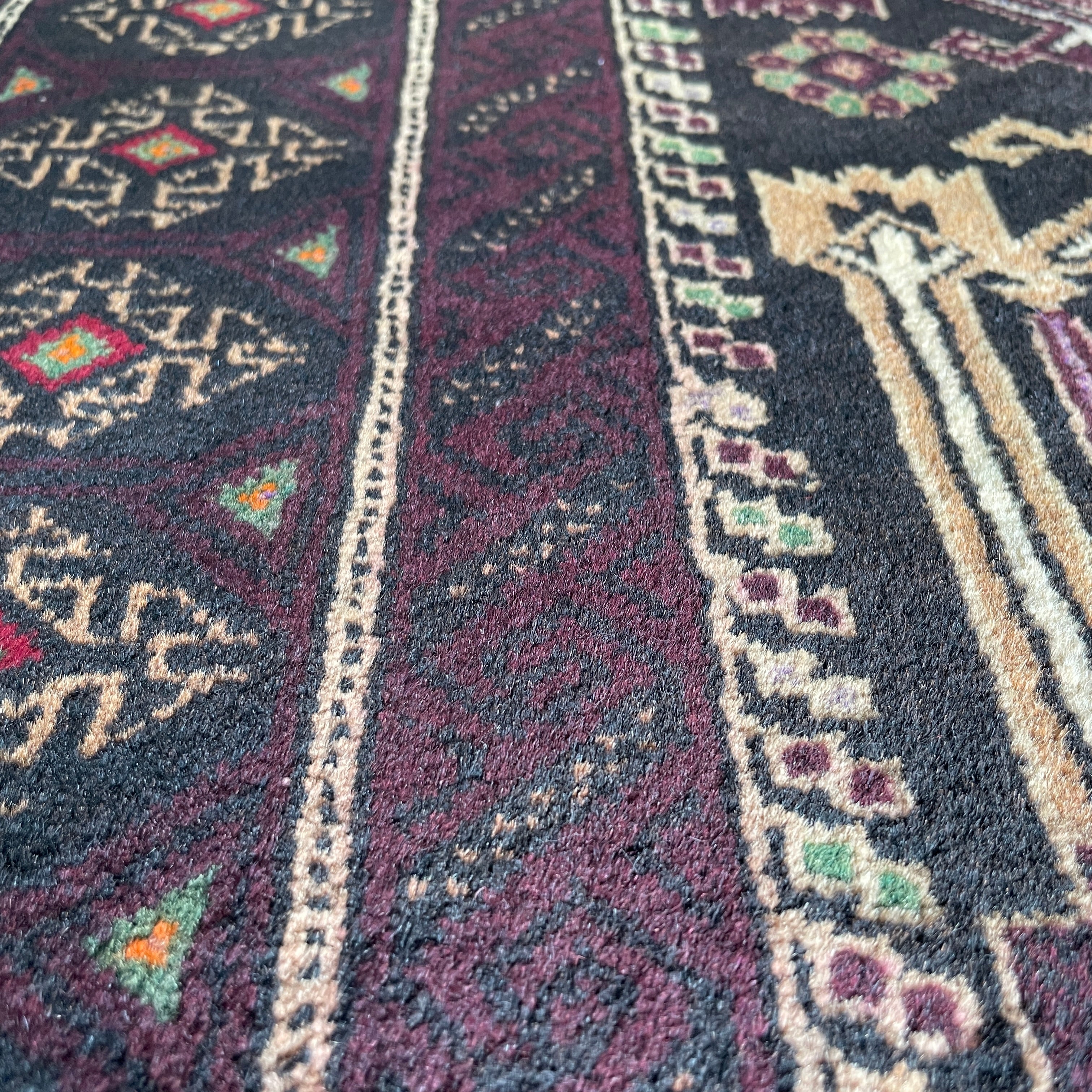 Old Afghan Baluch Rug c. 1970