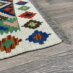 187 x 127 cm | Afghan Kilim Rug - Khorasan Rugs