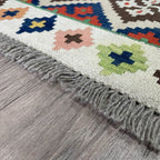 187 x 127 cm | Afghan Kilim Rug - Khorasan Rugs