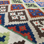 187 x 127 cm | Afghan Kilim Rug - Khorasan Rugs