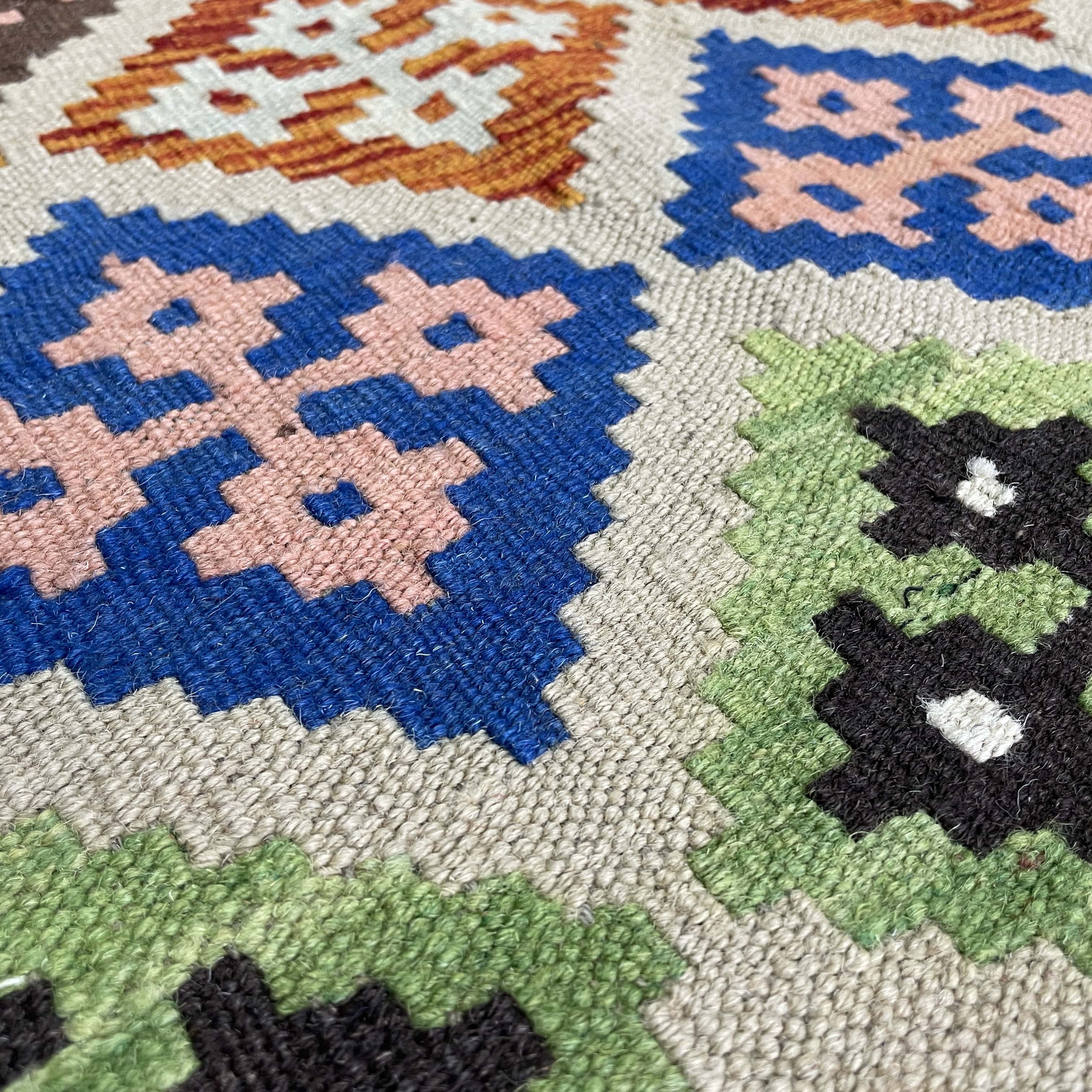187 x 127 cm | Afghan Kilim Rug - Khorasan Rugs
