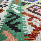 187 x 127 cm | Afghan Kilim Rug - Khorasan Rugs