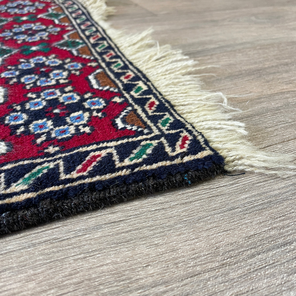 Old Afghan Herati Baluch Rug c. 1980