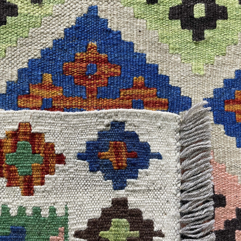 187 x 127 cm | Afghan Kilim Rug - Khorasan Rugs