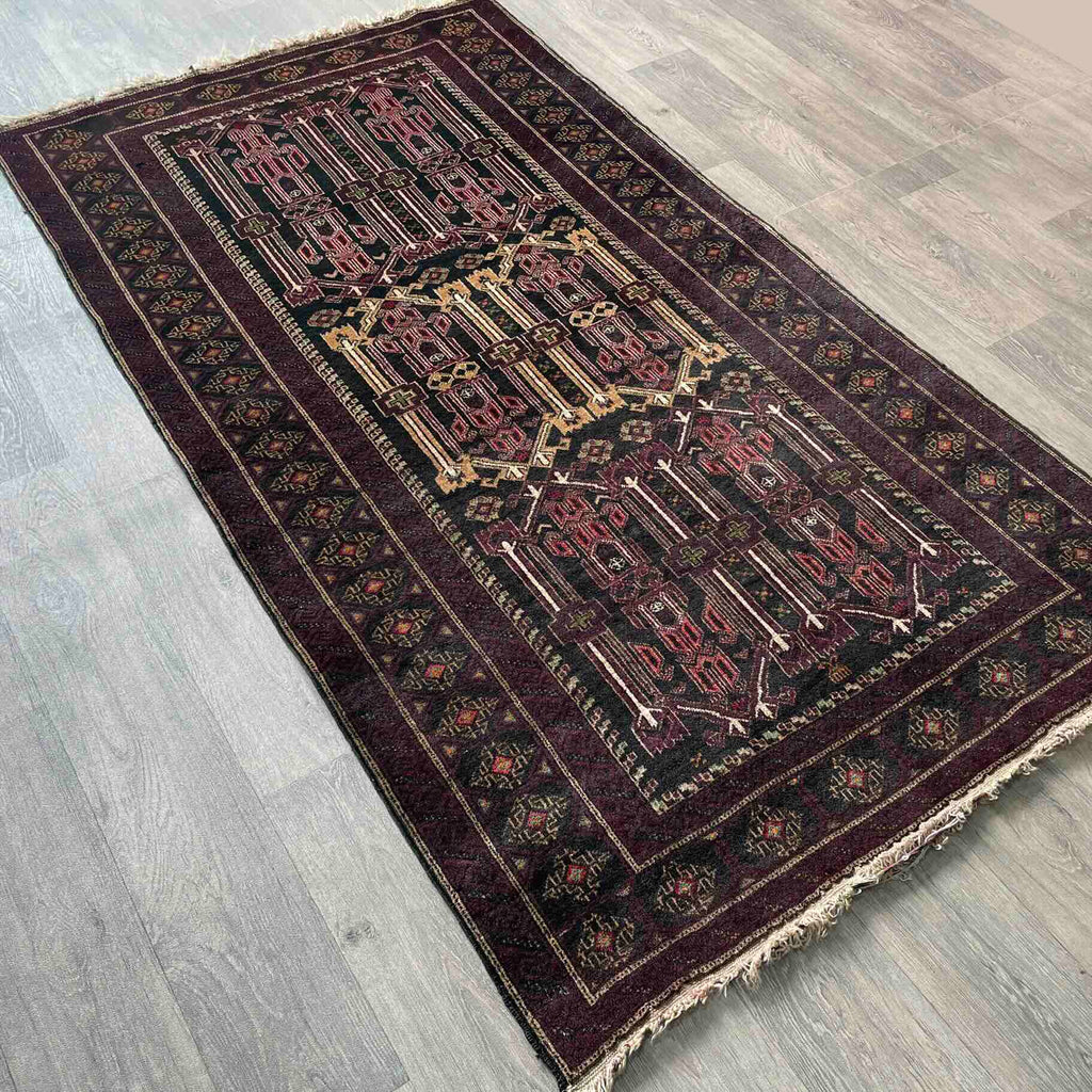 Old Afghan Baluch Rug c. 1970