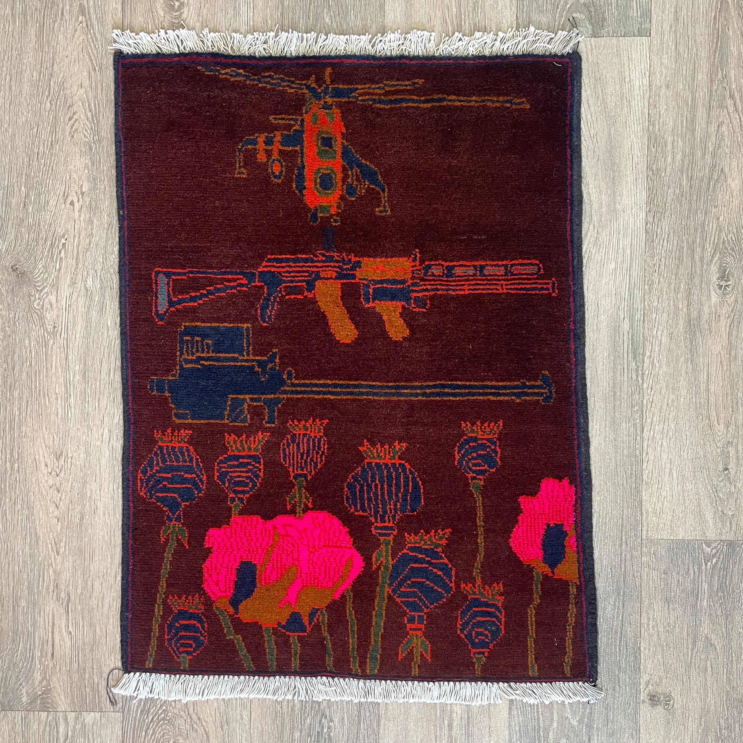 Afghan Soviet War Rug