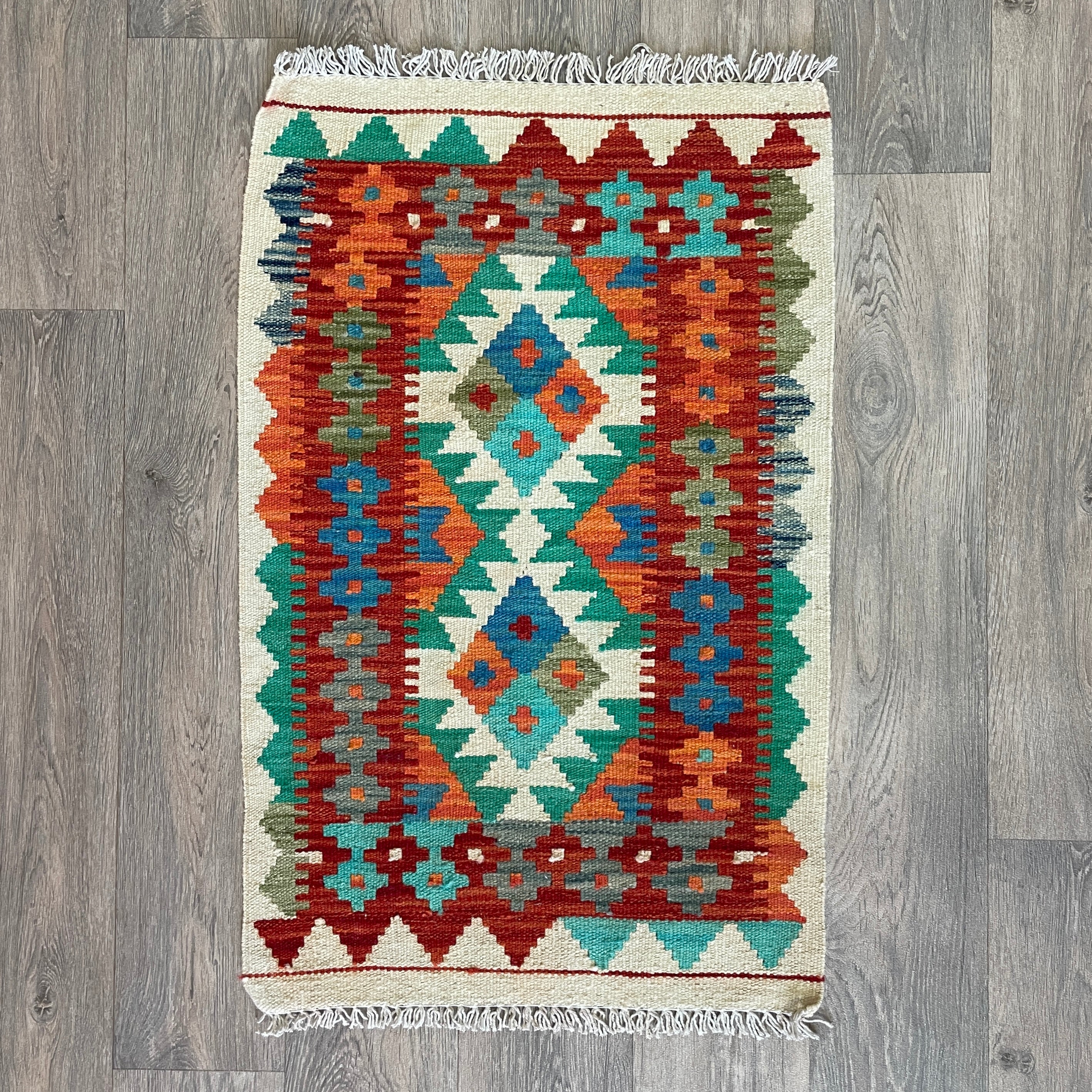 Afghan Kilim Door Mat