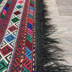 168 x 57 cm | Afghan Soumak Kilim Runner - Khorasan Rugs