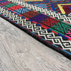 168 x 57 cm | Afghan Soumak Kilim Runner - Khorasan Rugs