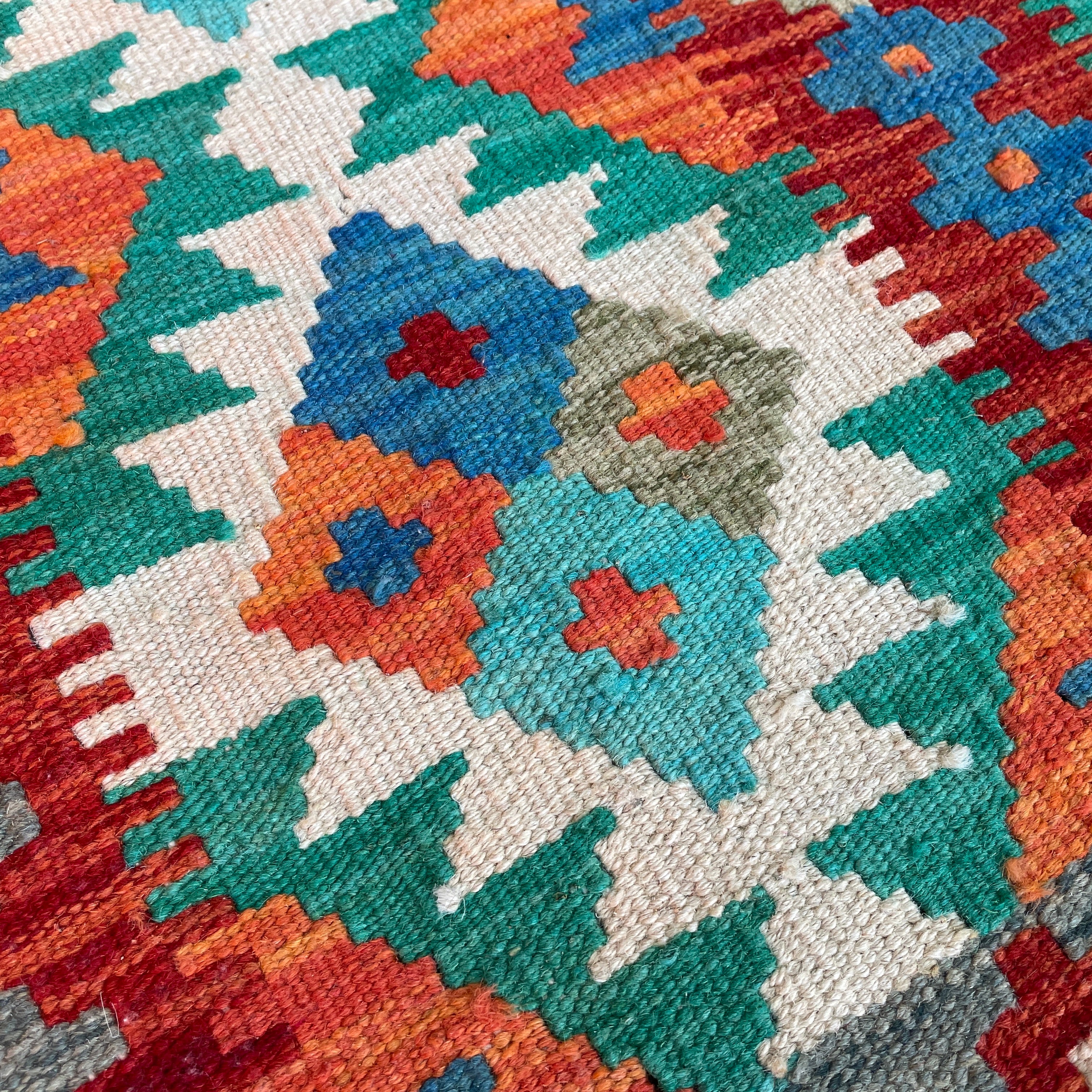 Afghan Kilim Door Mat