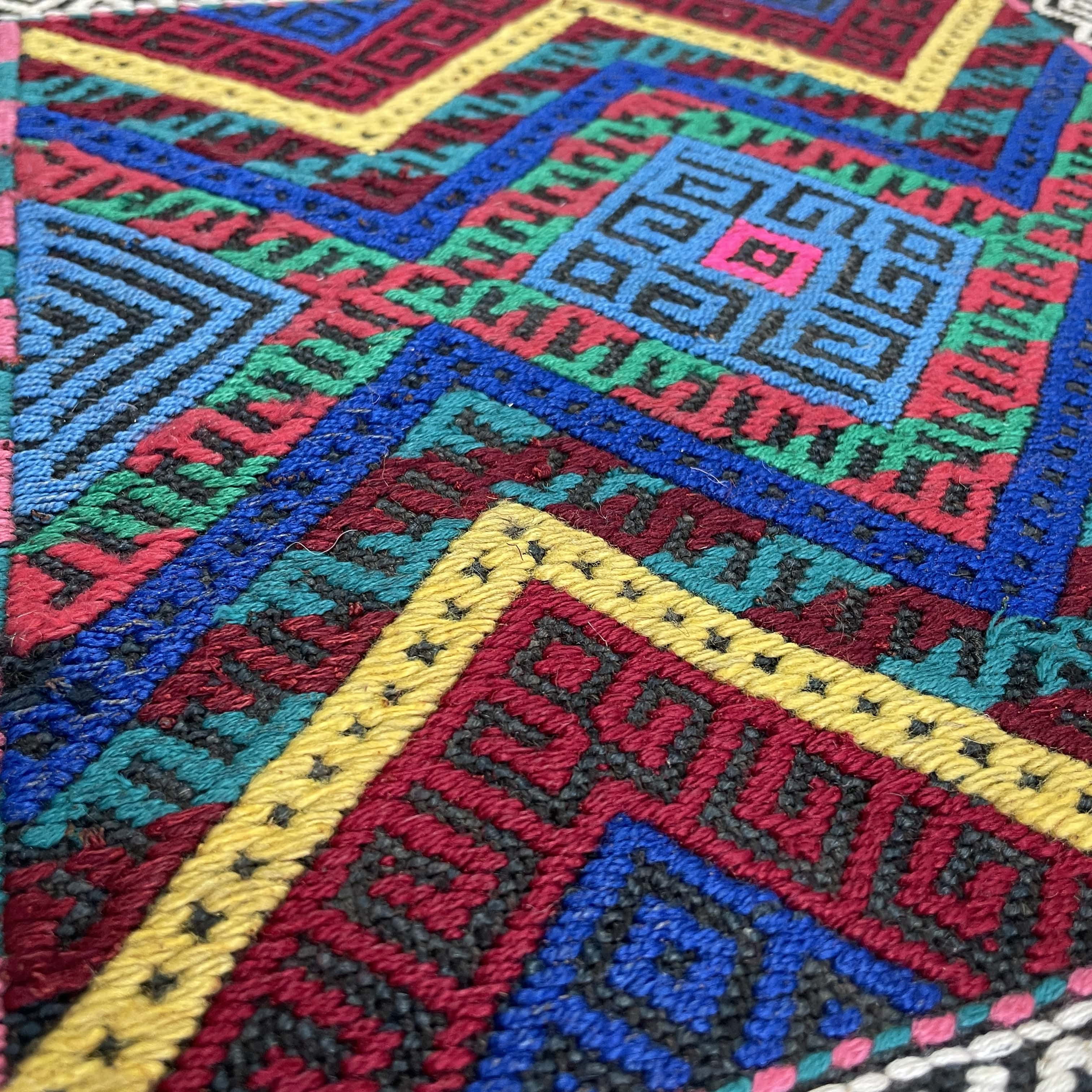 168 x 57 cm | Afghan Soumak Kilim Runner - Khorasan Rugs