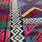 168 x 57 cm | Afghan Soumak Kilim Runner - Khorasan Rugs
