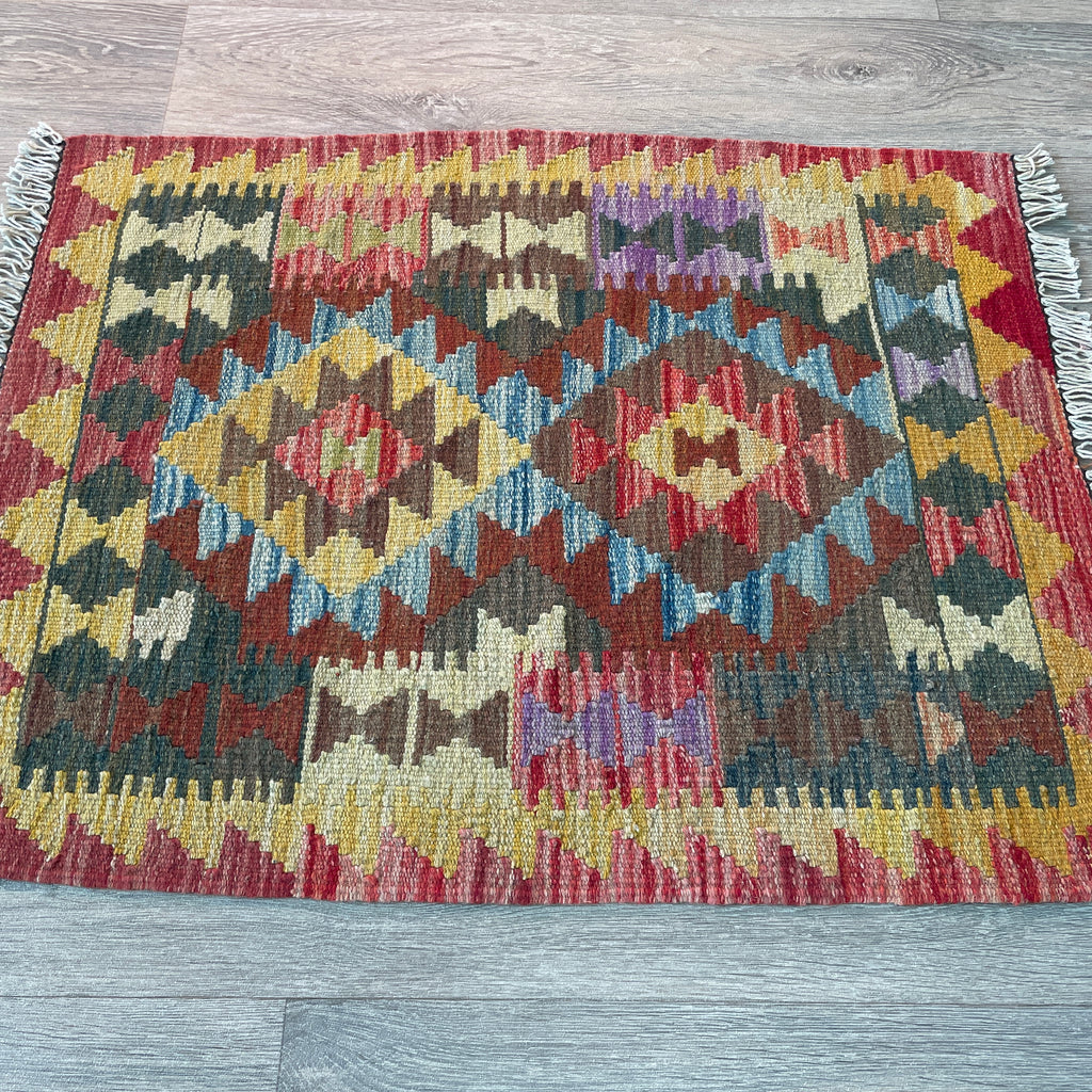 Afghan Kilim Door Mat