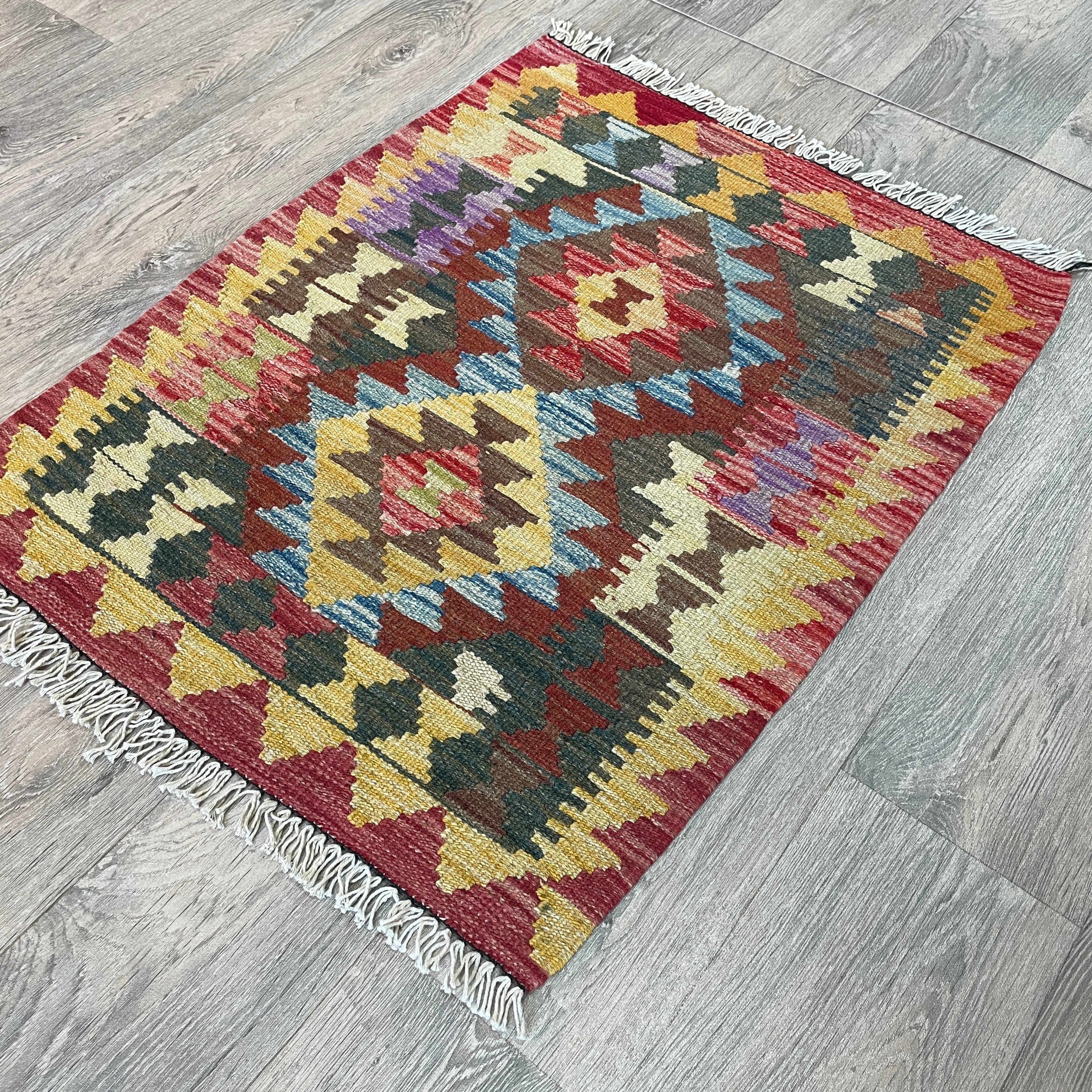 Afghan Kilim Door Mat