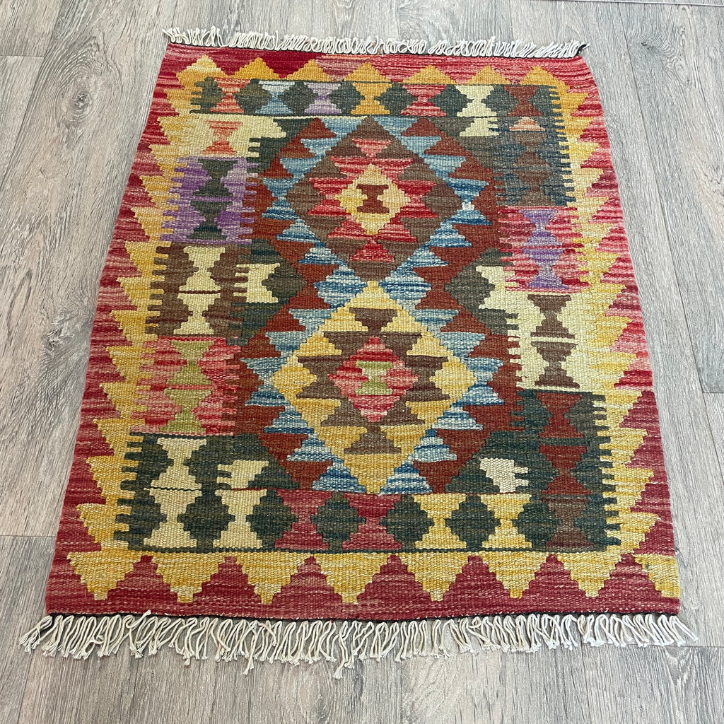 Afghan Kilim Door Mat