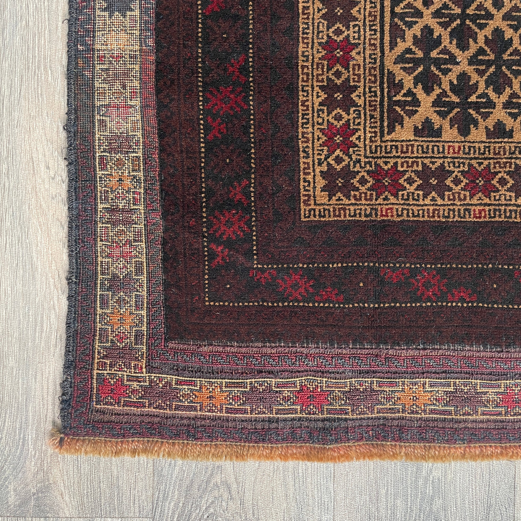 Old Fine Afghan Baluch Rug c. 1970