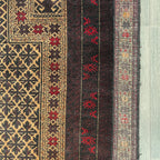 Old Fine Afghan Baluch Rug c. 1970