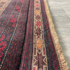 Old Fine Afghan Baluch Rug c. 1970