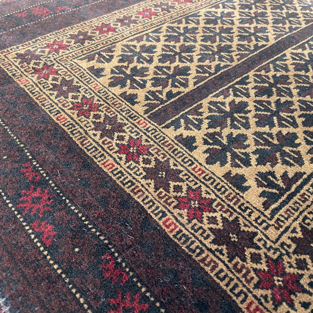 Old Fine Afghan Baluch Rug c. 1970