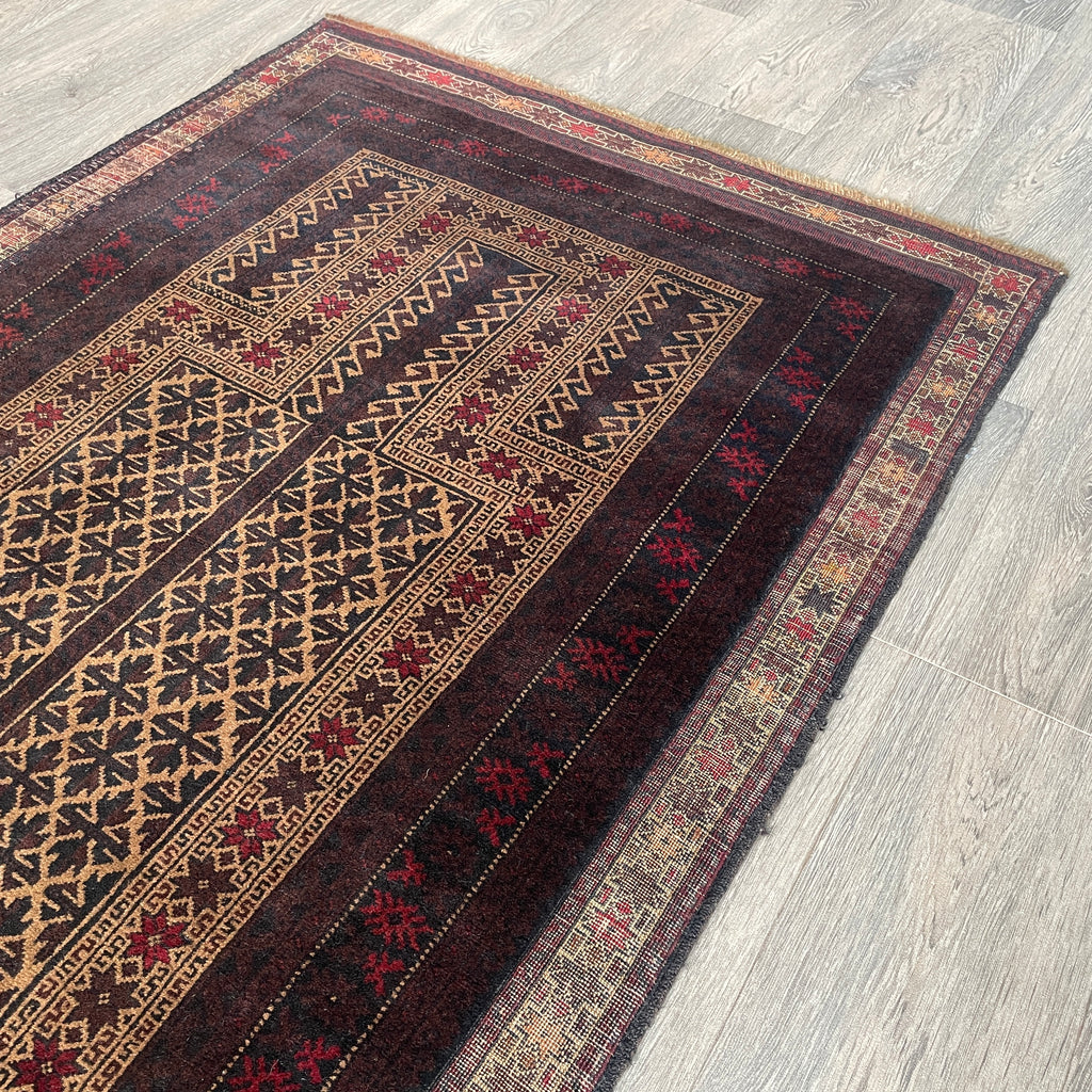 Old Fine Afghan Baluch Rug c. 1970