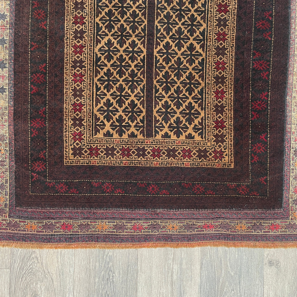 Old Fine Afghan Baluch Rug c. 1970