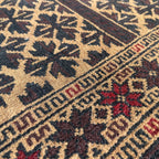 Old Fine Afghan Baluch Rug c. 1970