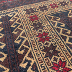 Old Fine Afghan Baluch Rug c. 1970