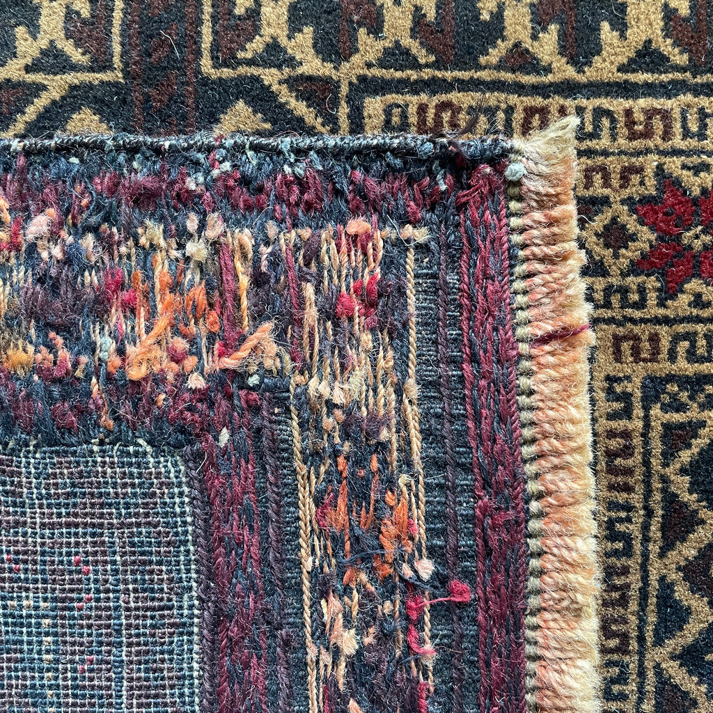 Old Fine Afghan Baluch Rug c. 1970