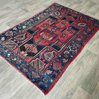 Old Persian Hamadan Rug c. 1970