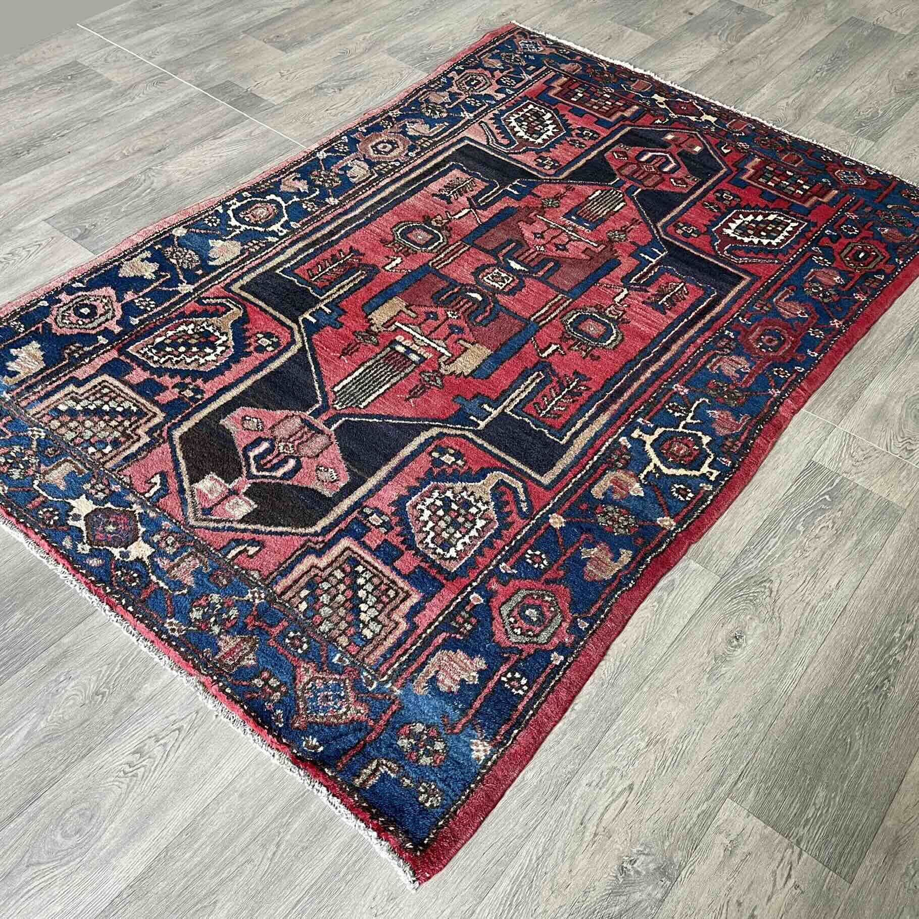 Old Persian Hamadan Rug c. 1970