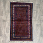 Old Fine Afghan Baluch Rug c. 1980