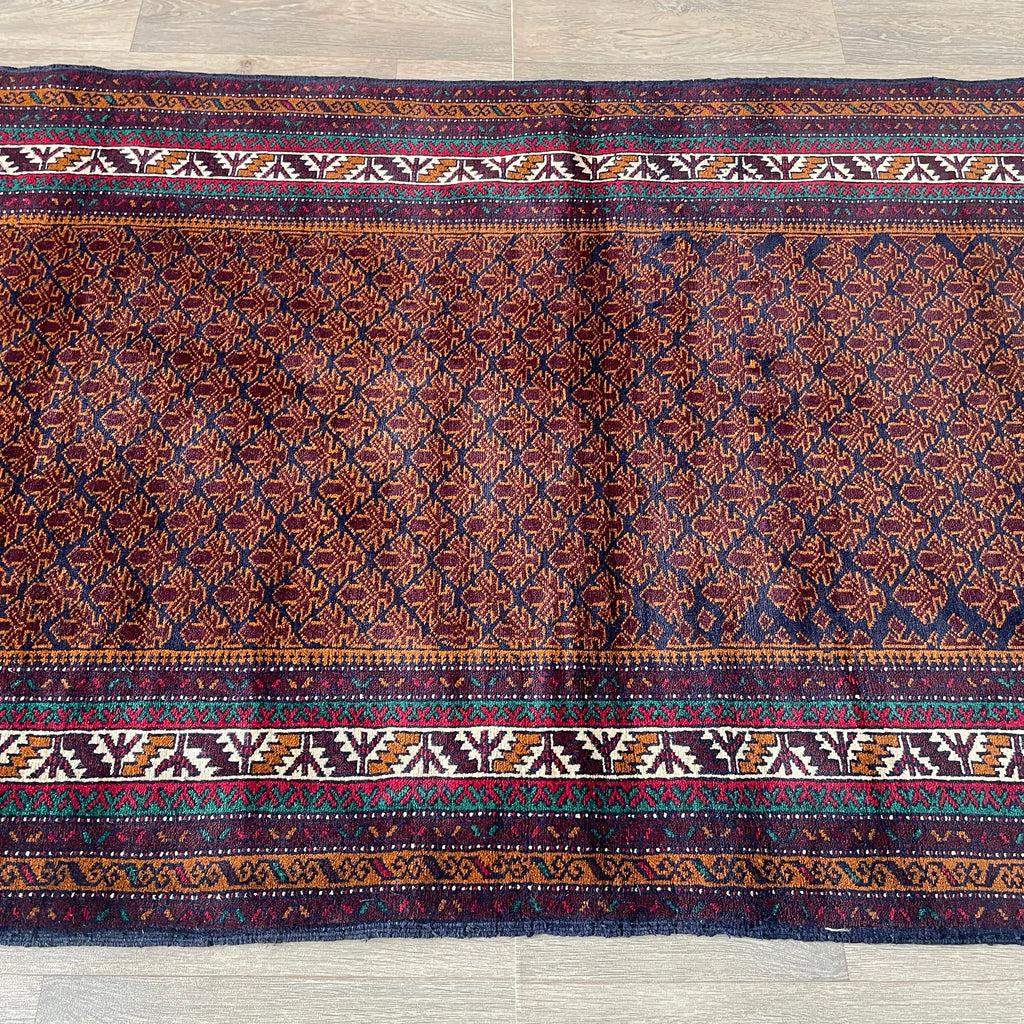 Old Fine Afghan Baluch Rug c. 1980