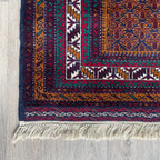 Old Fine Afghan Baluch Rug c. 1980