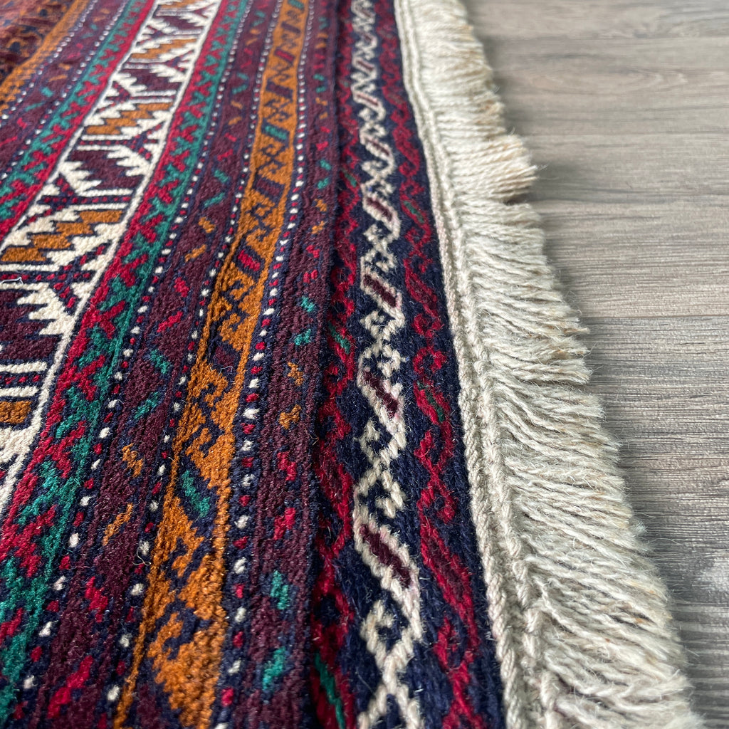 Old Fine Afghan Baluch Rug c. 1980