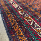 Old Fine Afghan Baluch Rug c. 1980