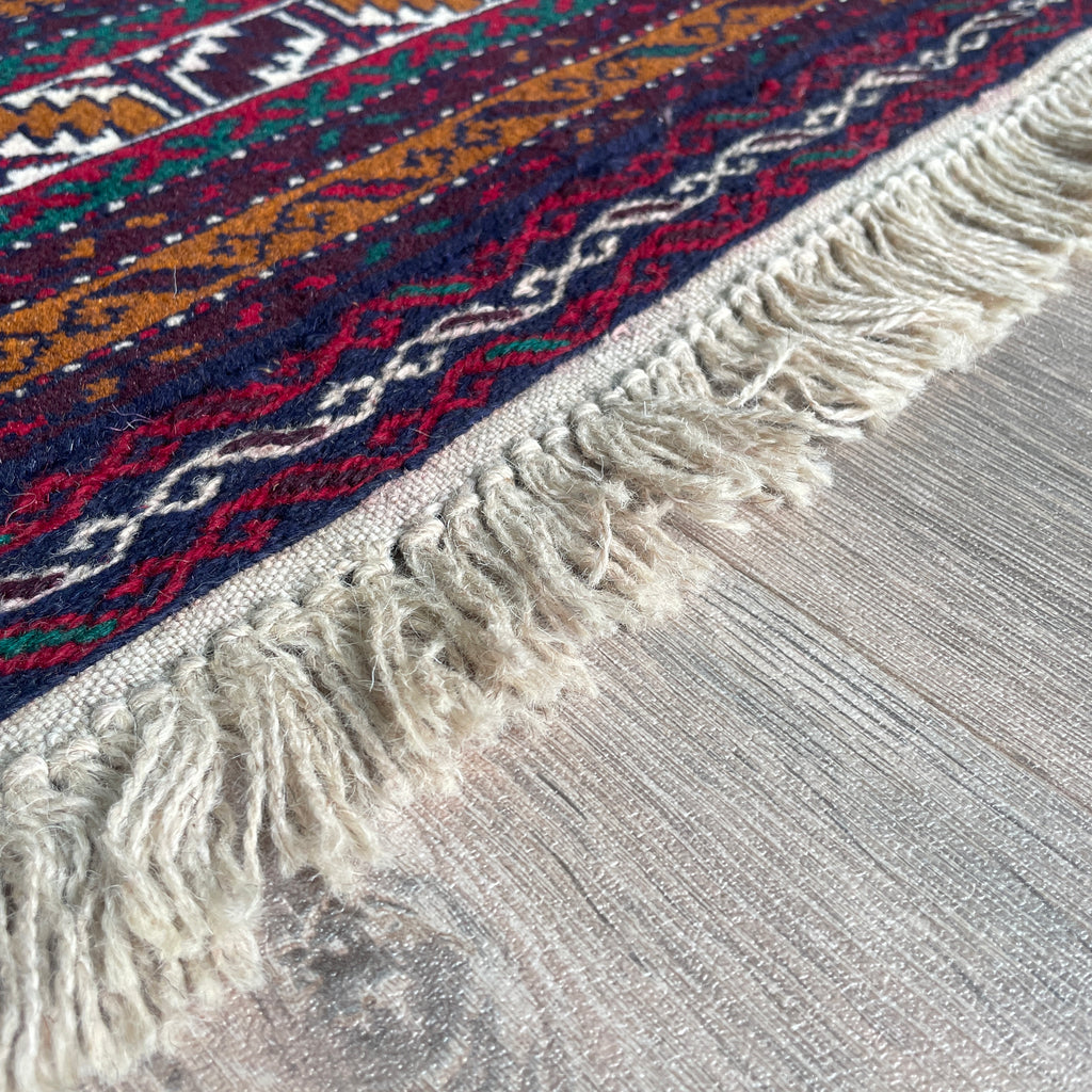 Old Fine Afghan Baluch Rug c. 1980