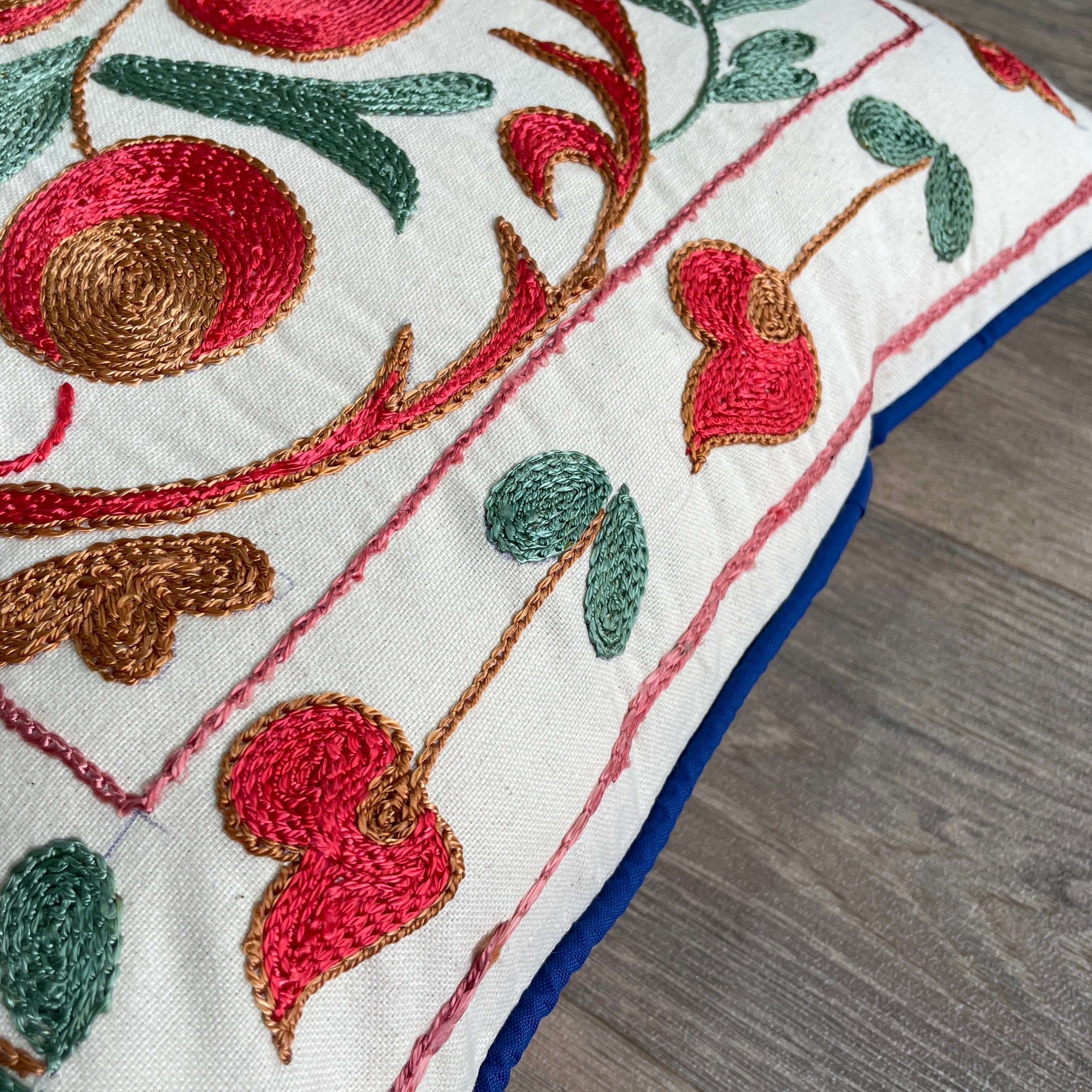 Uzbek Suzani Cushion Cover