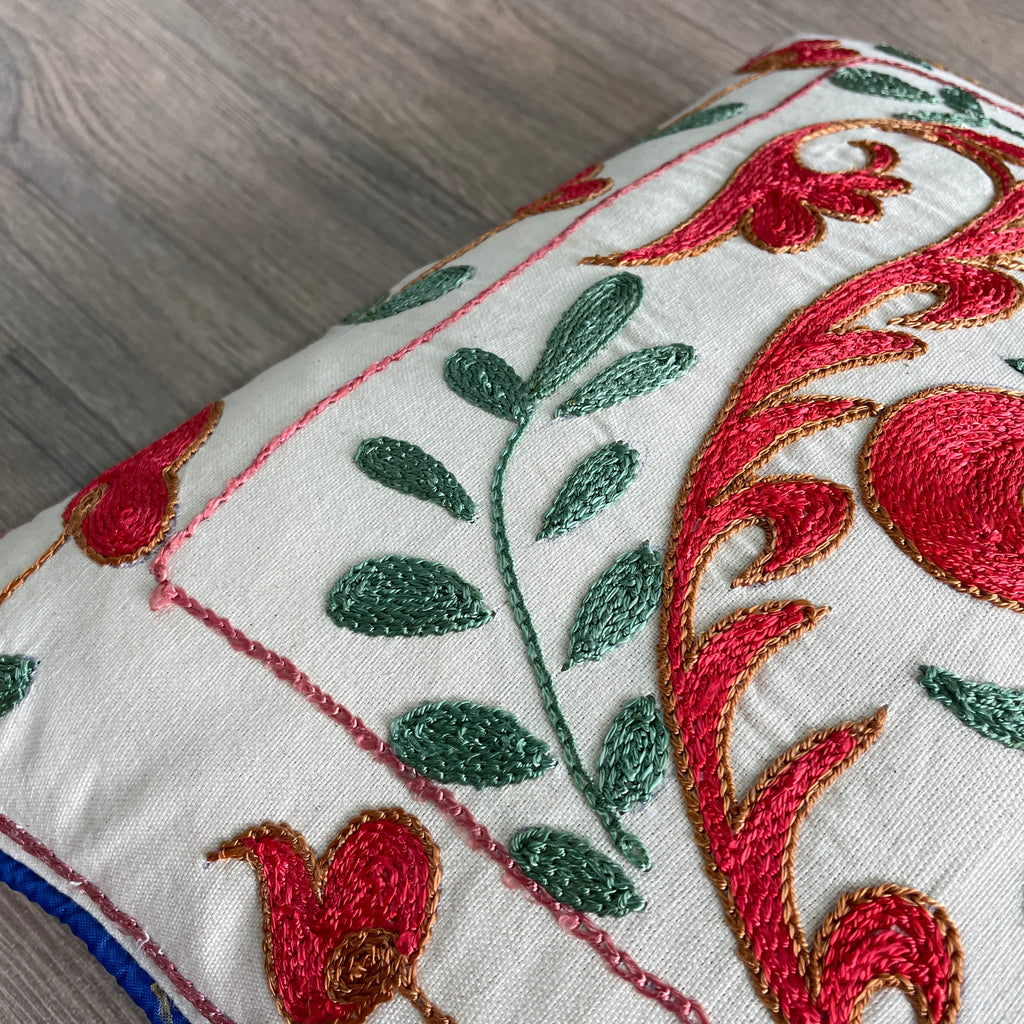 Uzbek Suzani Cushion Cover