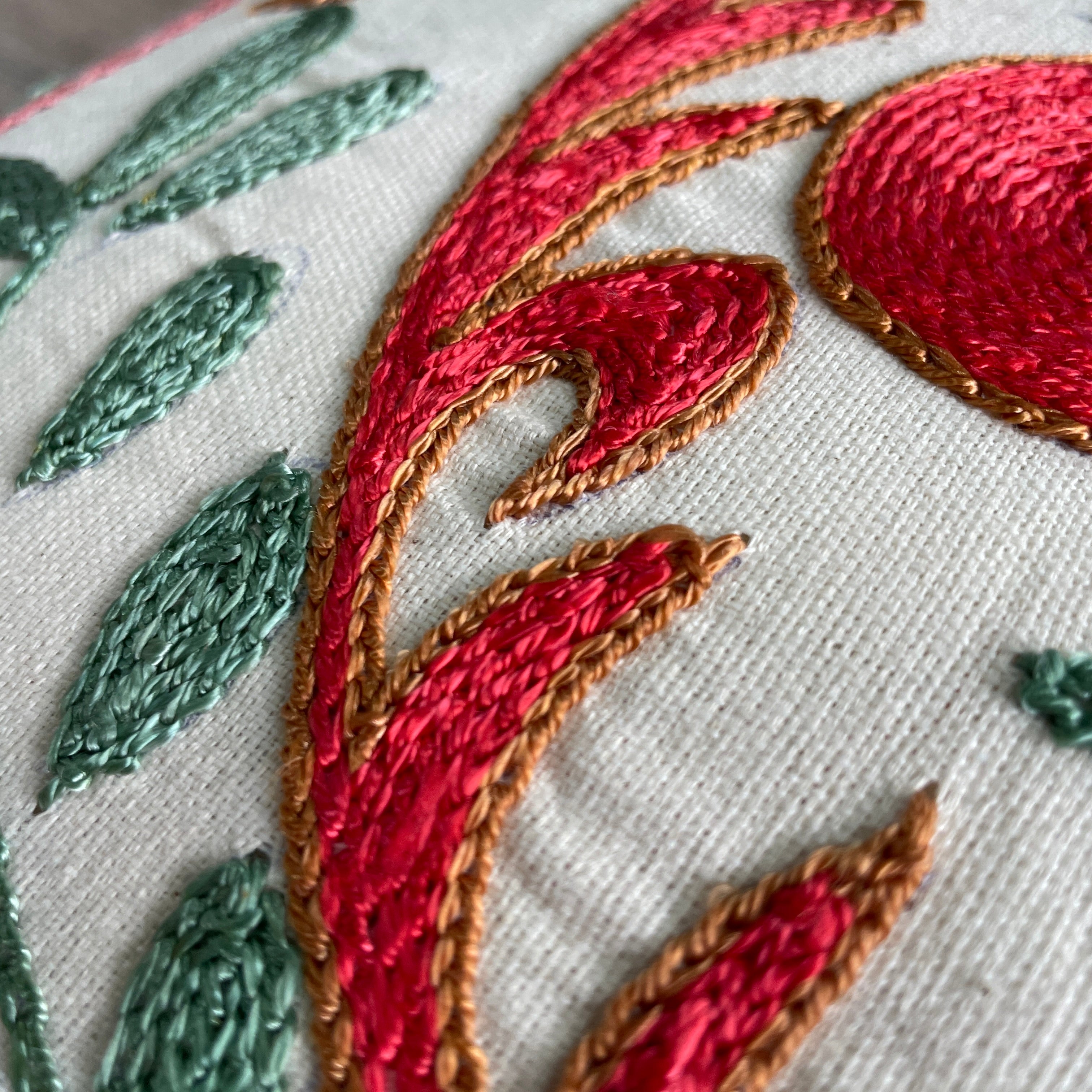 Uzbek Suzani Cushion Cover