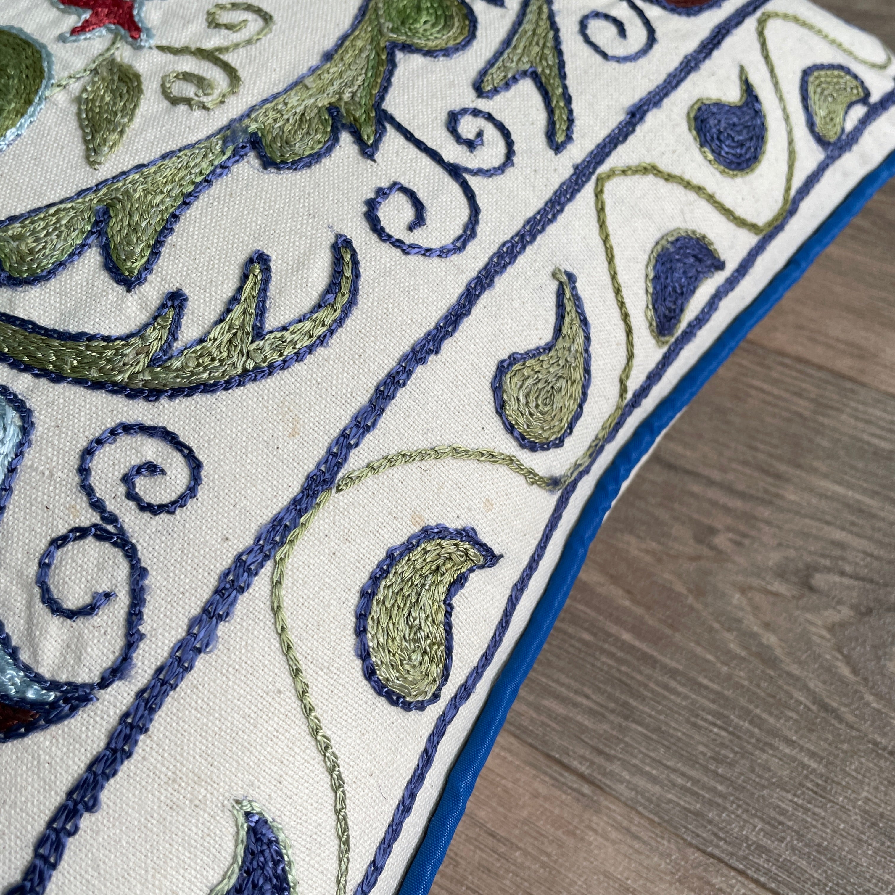Uzbek Suzani Cushion Cover