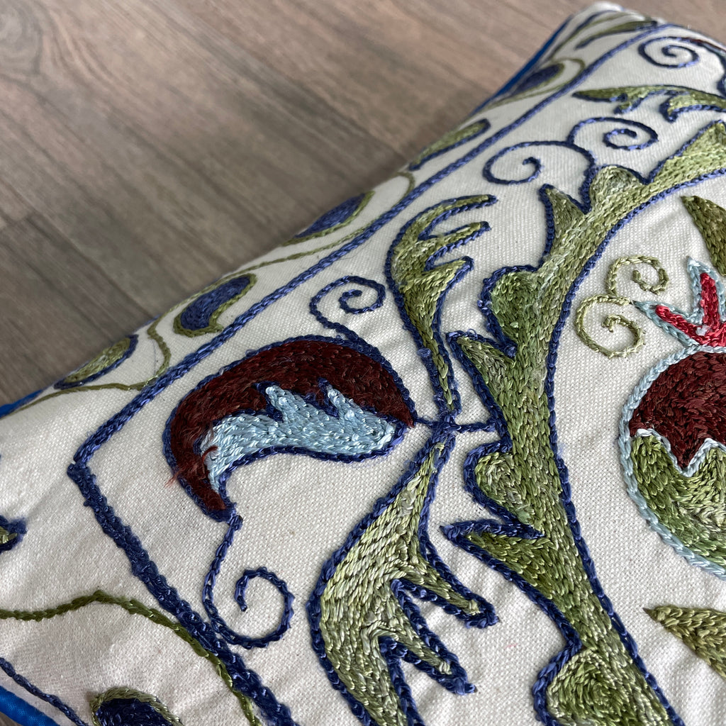 Uzbek Suzani Cushion Cover