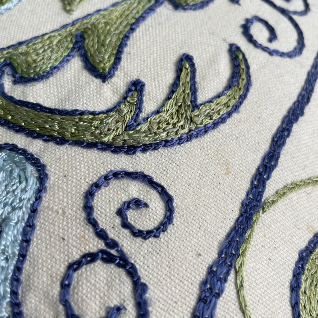 Uzbek Suzani Cushion Cover