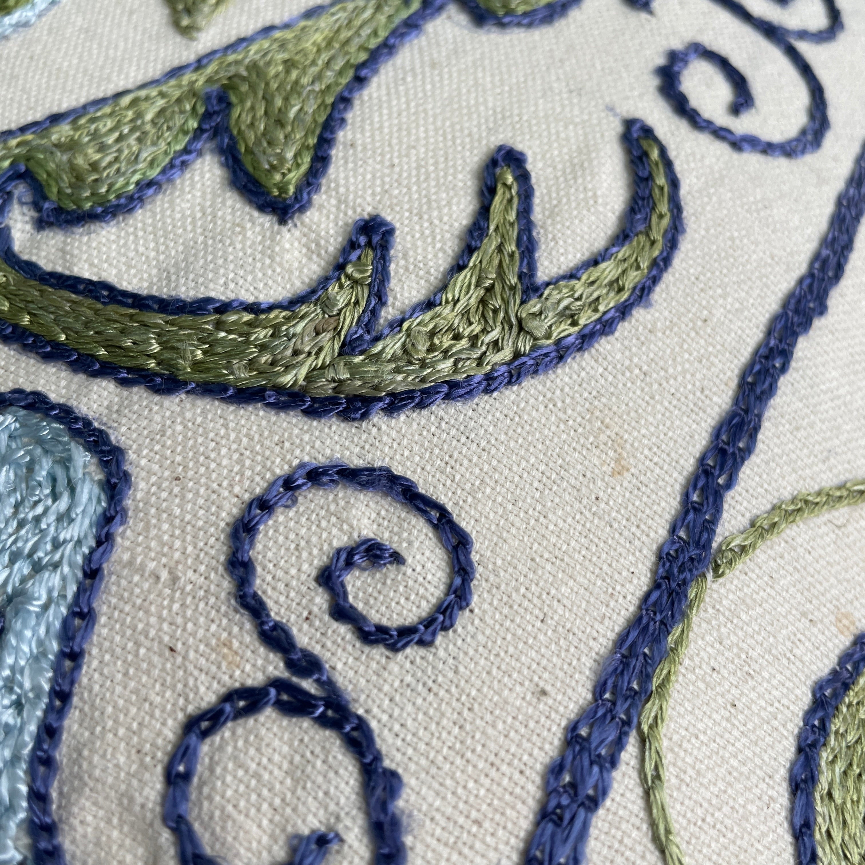 Uzbek Suzani Cushion Cover