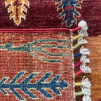 Afghan Fine Gabbeh Rug 'Village Scene'