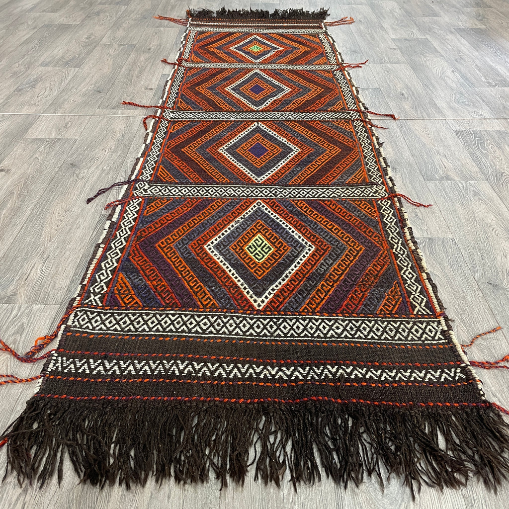 Afghan Soumak Kilim Runner