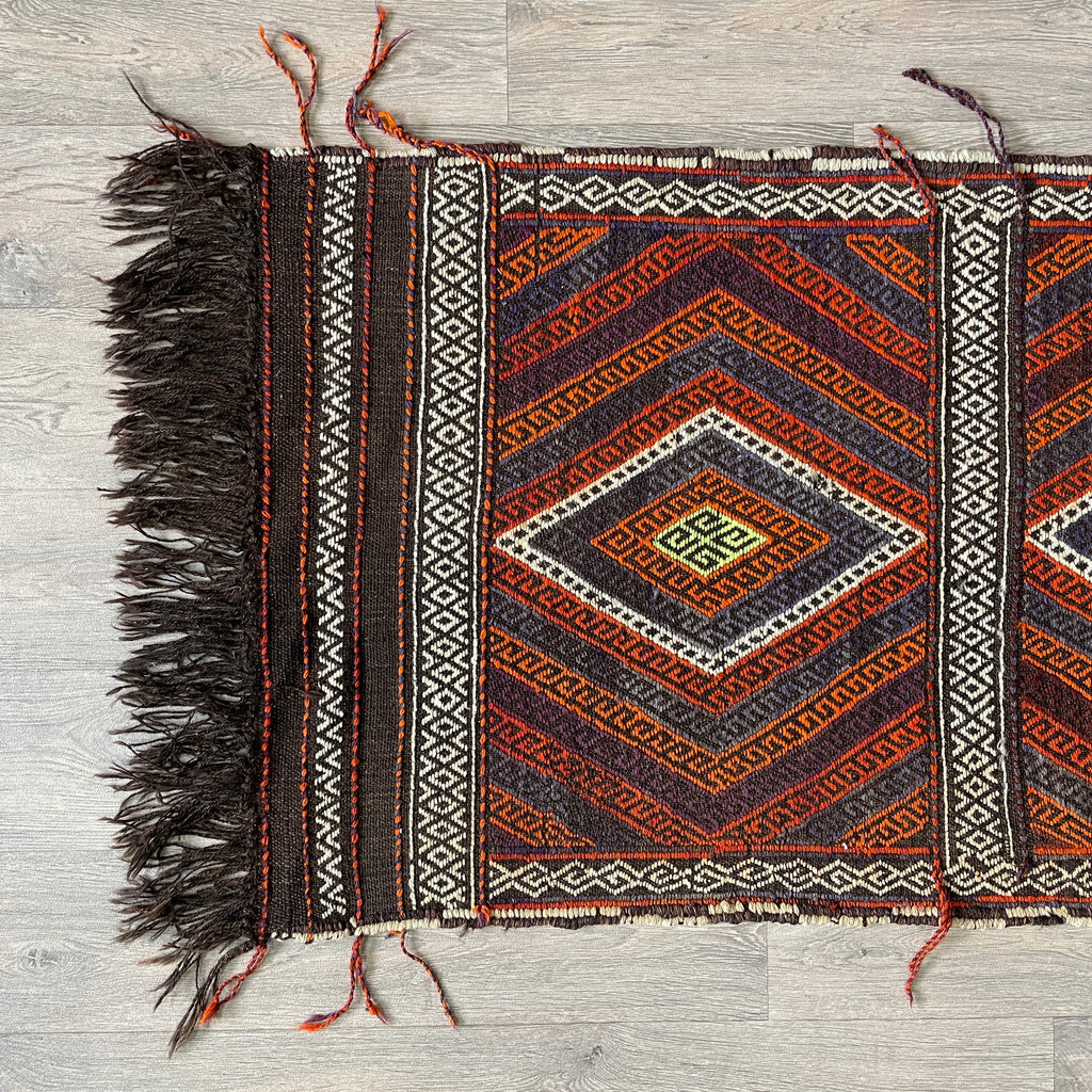 Afghan Soumak Kilim Runner