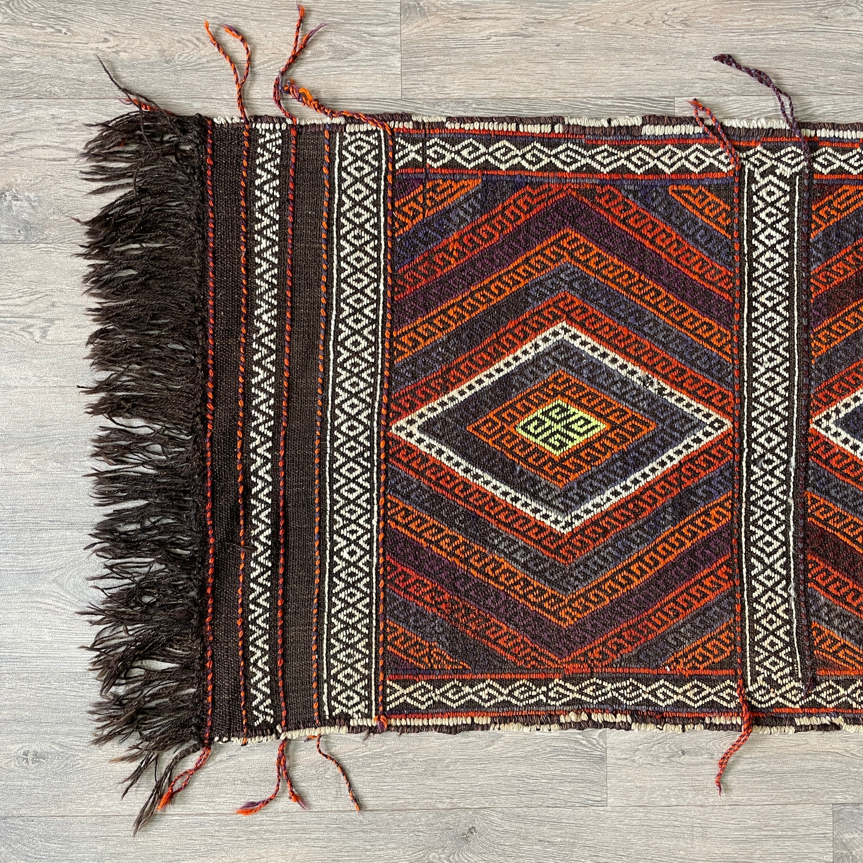 Afghan Soumak Kilim Runner